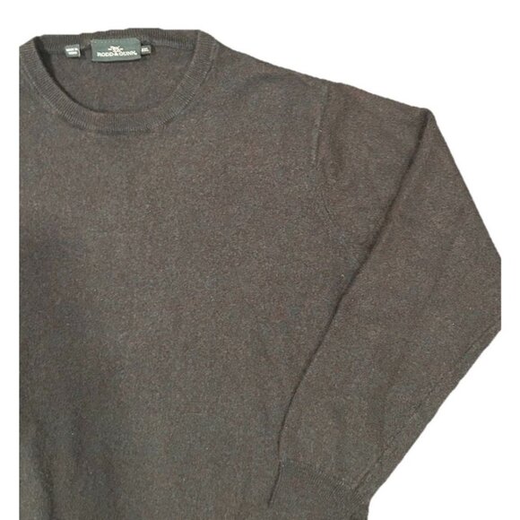 Rodd & Gunn CrewneckSweater Men Small Green Merino Wool Cashmere Knit Pullover - Picture 4 of 8